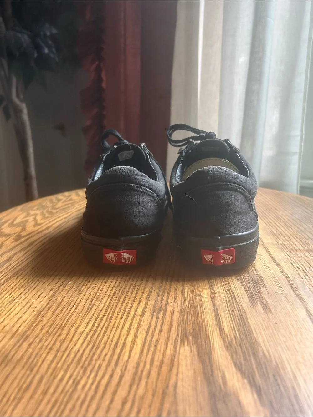 Vans Black Low-Top Canvas Sneakers
